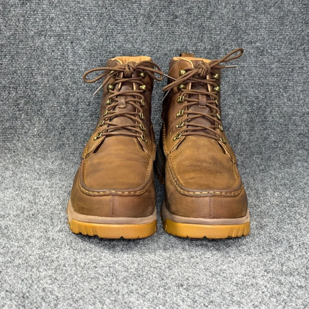 Twisted X CellStretch Work Boots Men's 13 Brown Leather Composite Toe Lace Up